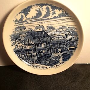 Wood & Son's "Peggy's Cove" mini plate/trinket plate.Collector's Series Atlantic